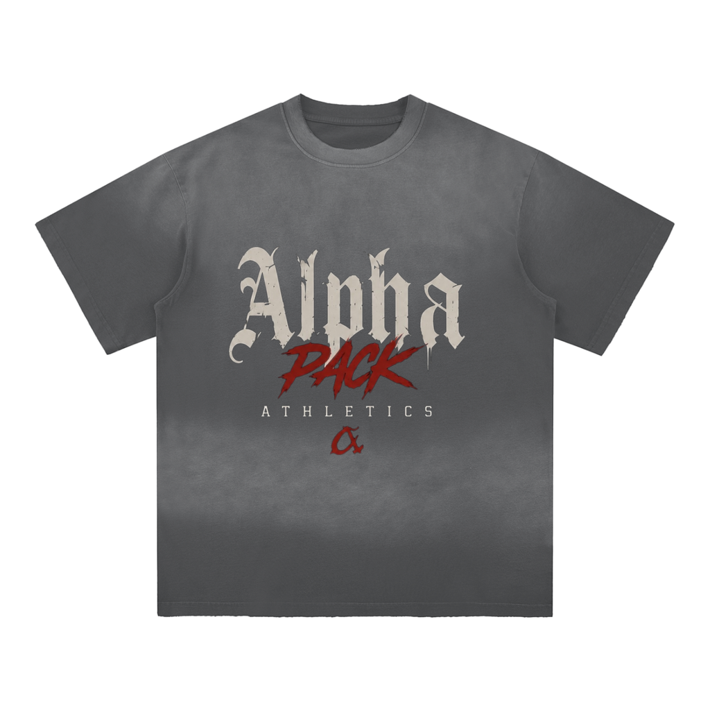 Sun Fade Hand-Frayed Cotton T-Shirt