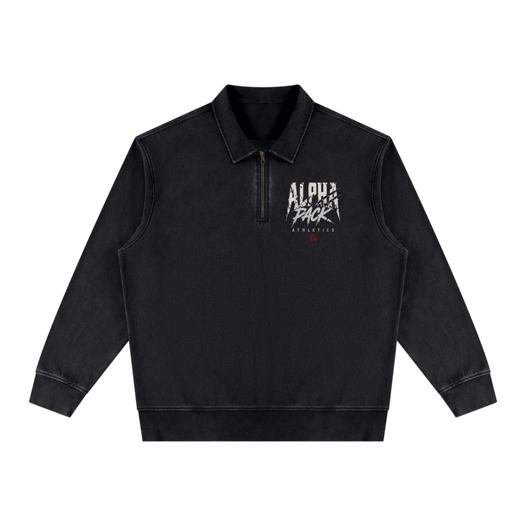Unisex Vintage Wash Quarter-Zip Sweatshirt