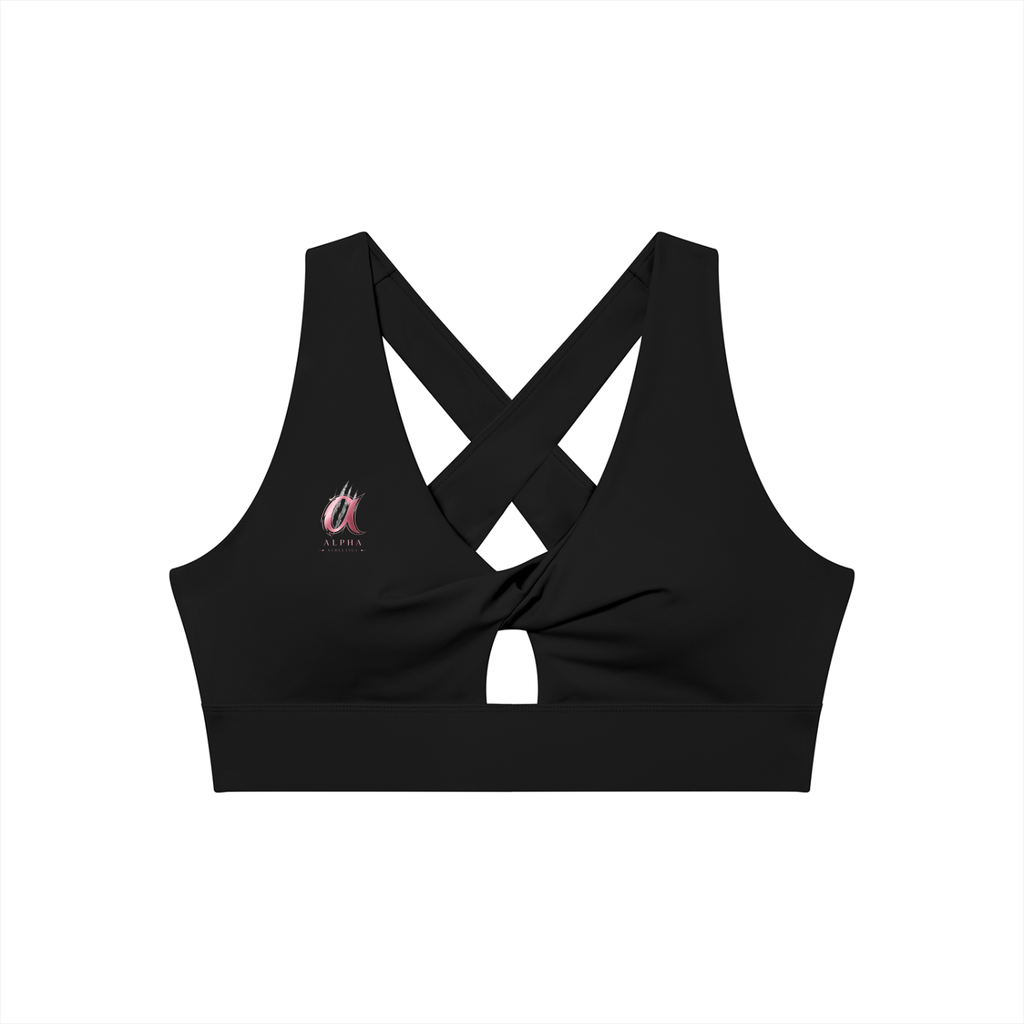 Women's Twist Front V-Neck Alpha Sports Bra