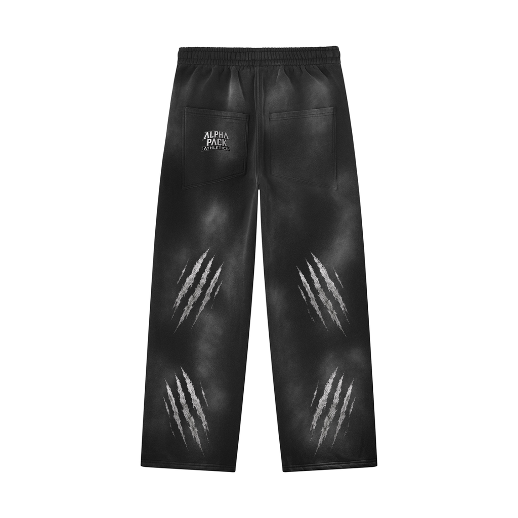 Unisex Sunfade Wide Leg Fleece Sweatpants