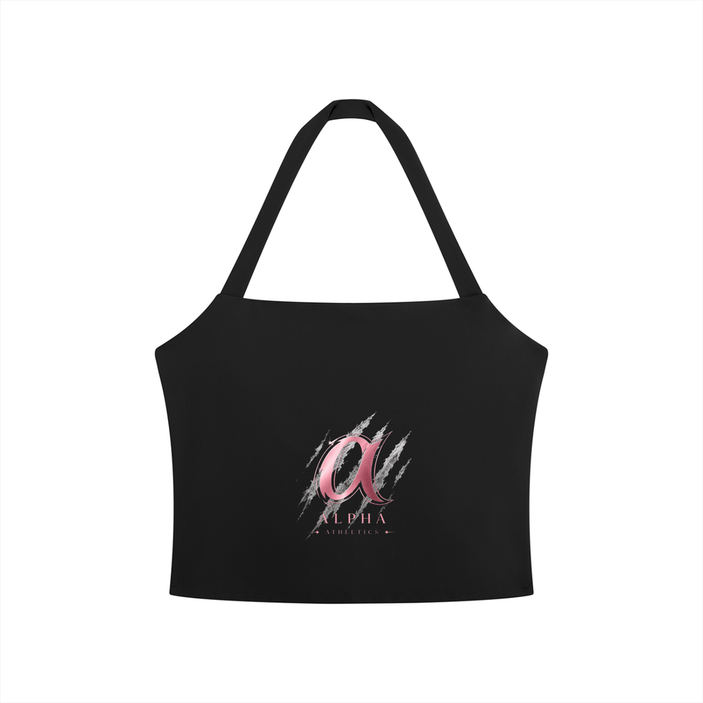 Women's Halter Crop Alpha Sports Bra