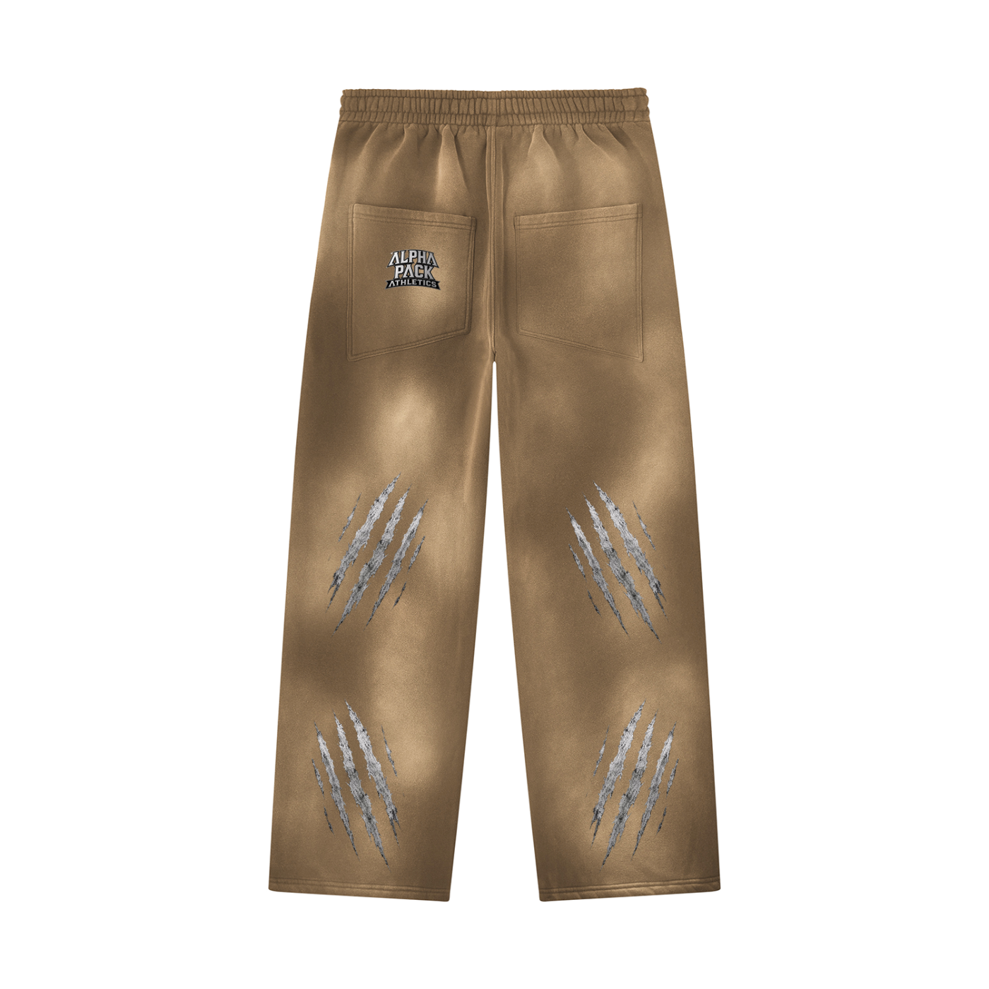 Unisex Sunfade Wide Leg Fleece Sweatpants