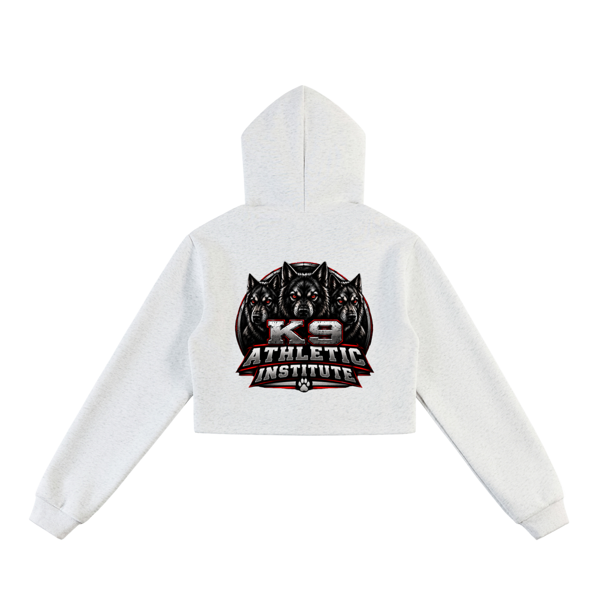 Essential Cropped Zip-Up Hoodie