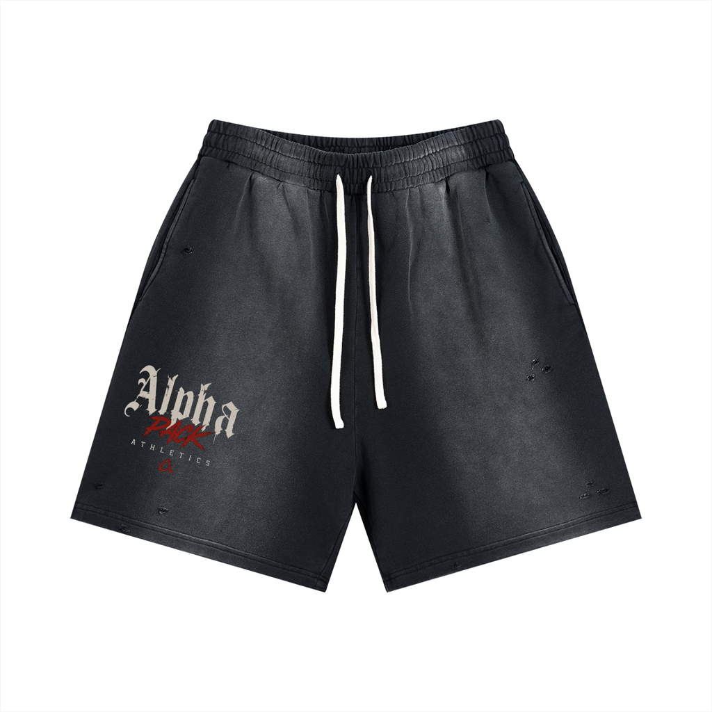 Sun Fade Distressed Shorts