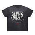 Hand-Frayed Sunfade Paint Splatter T-Shirt