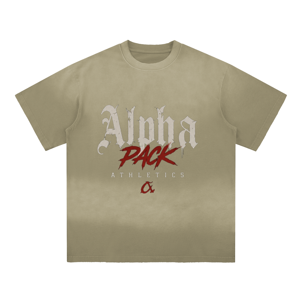Sun Fade Hand-Frayed Cotton T-Shirt