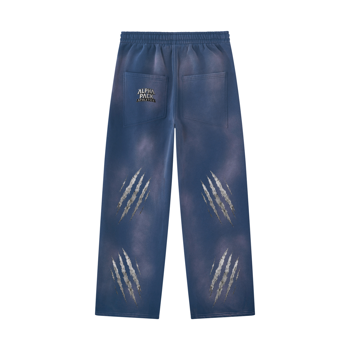 Unisex Sunfade Wide Leg Fleece Sweatpants