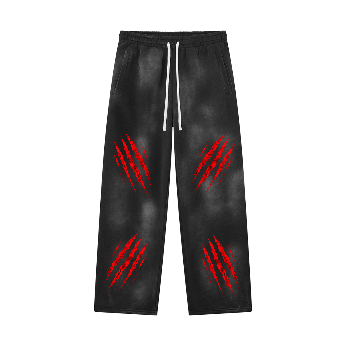 Unisex Sunfade Wide Leg Fleece Sweatpants