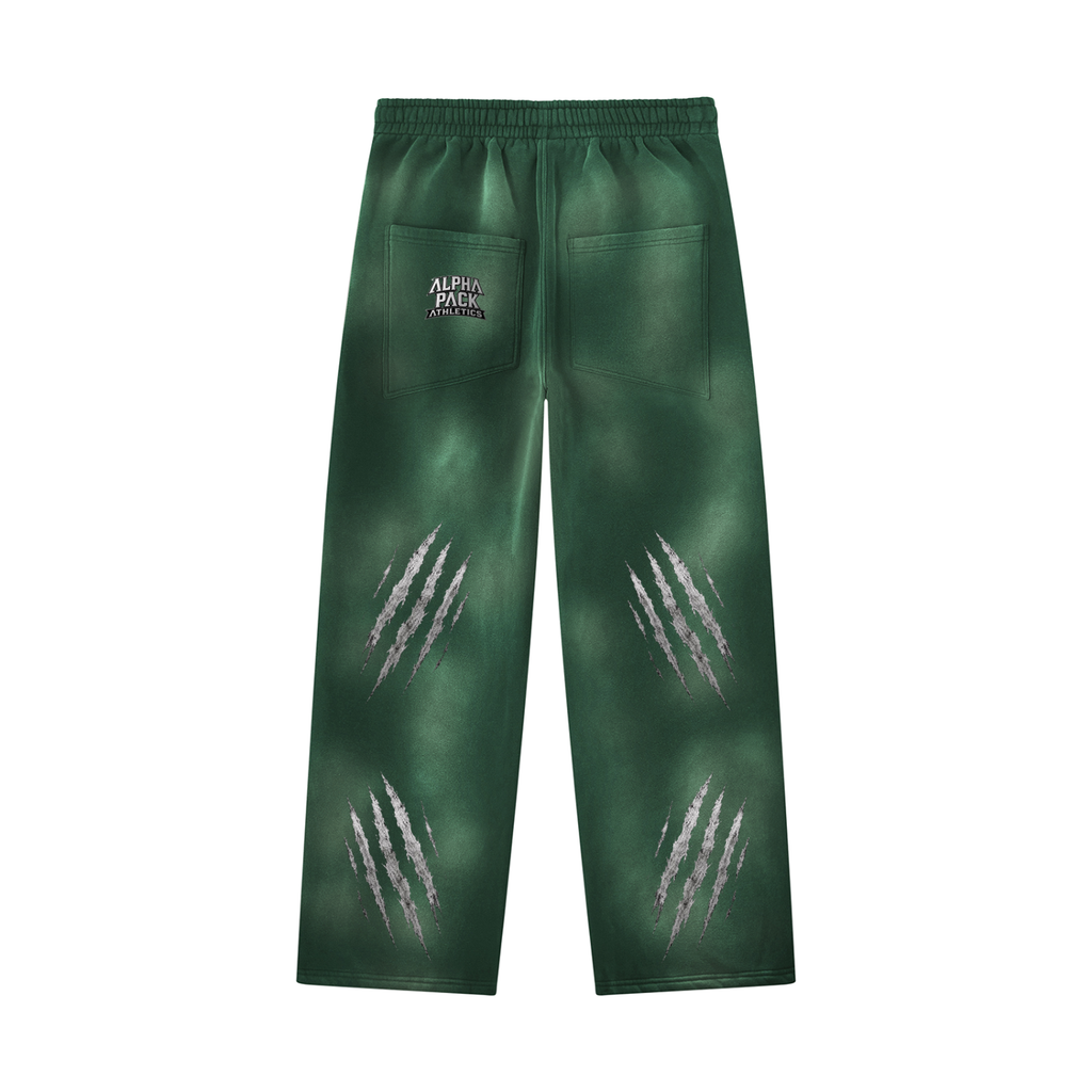 Unisex Sunfade Wide Leg Fleece Sweatpants