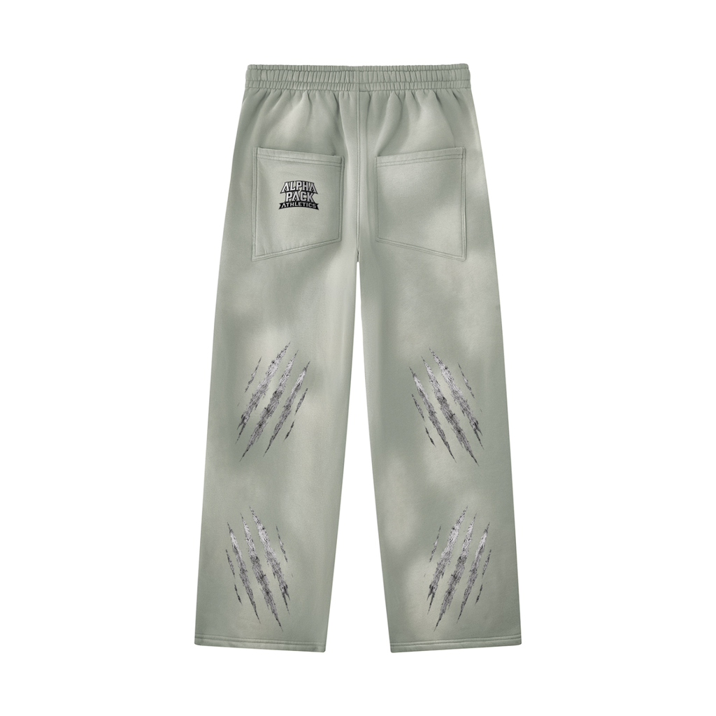 Unisex Sunfade Wide Leg Fleece Sweatpants