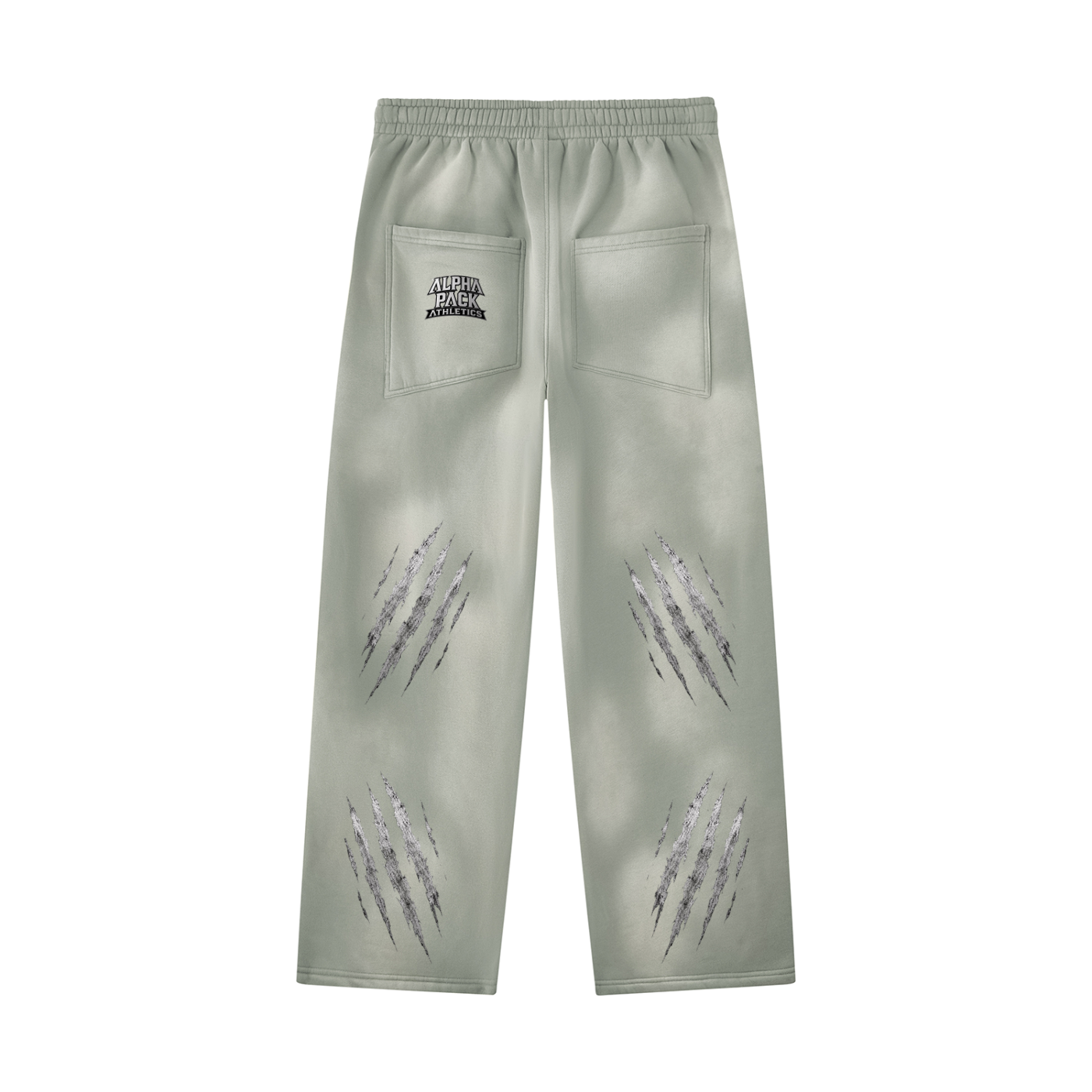 Unisex Sunfade Wide Leg Fleece Sweatpants