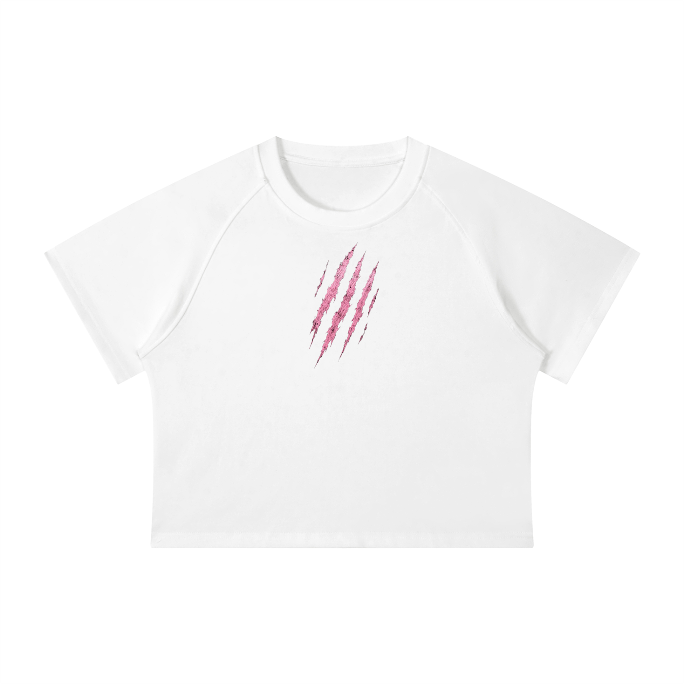 Women's Mineral Wash Raglan Crop T-Shirt