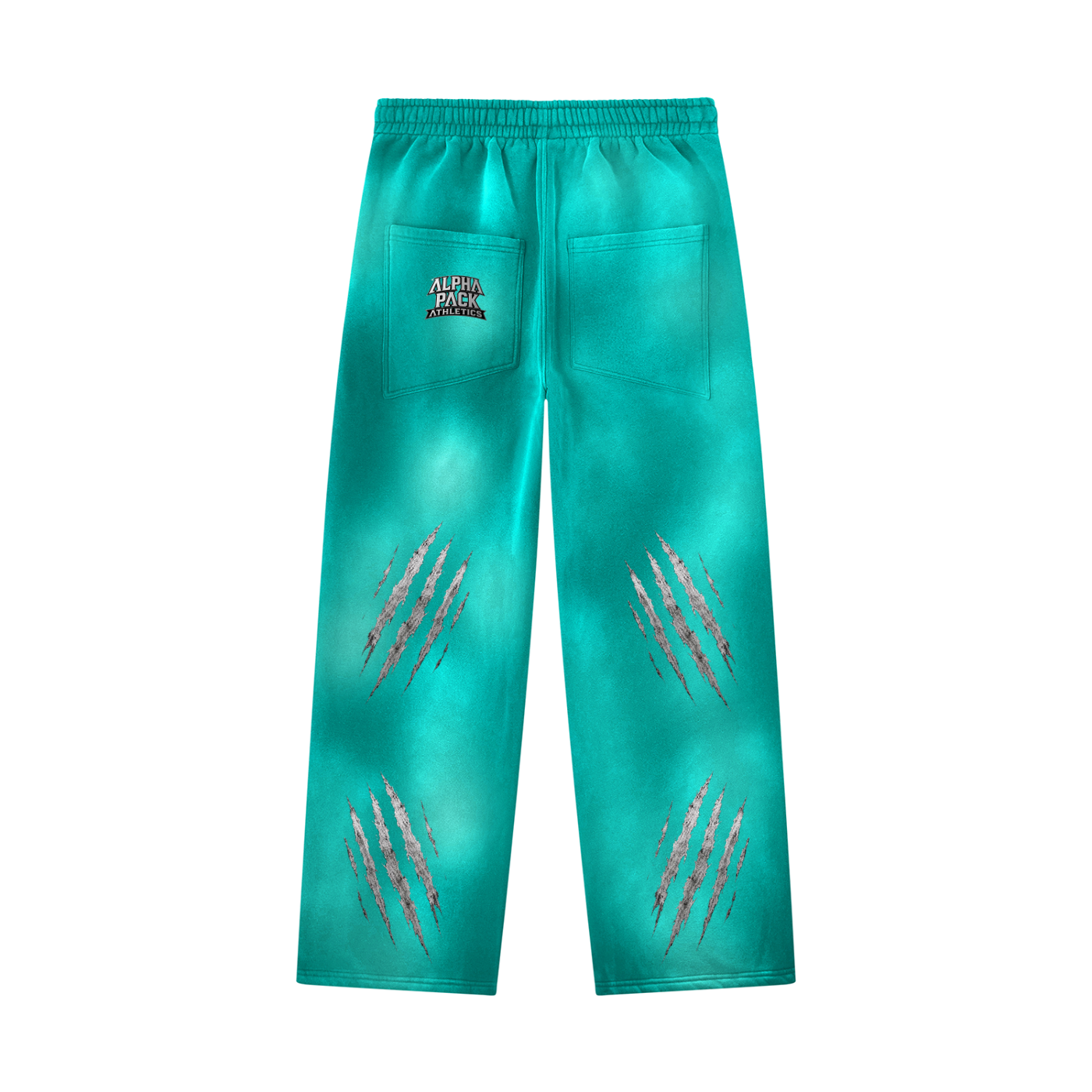 Unisex Sunfade Wide Leg Fleece Sweatpants