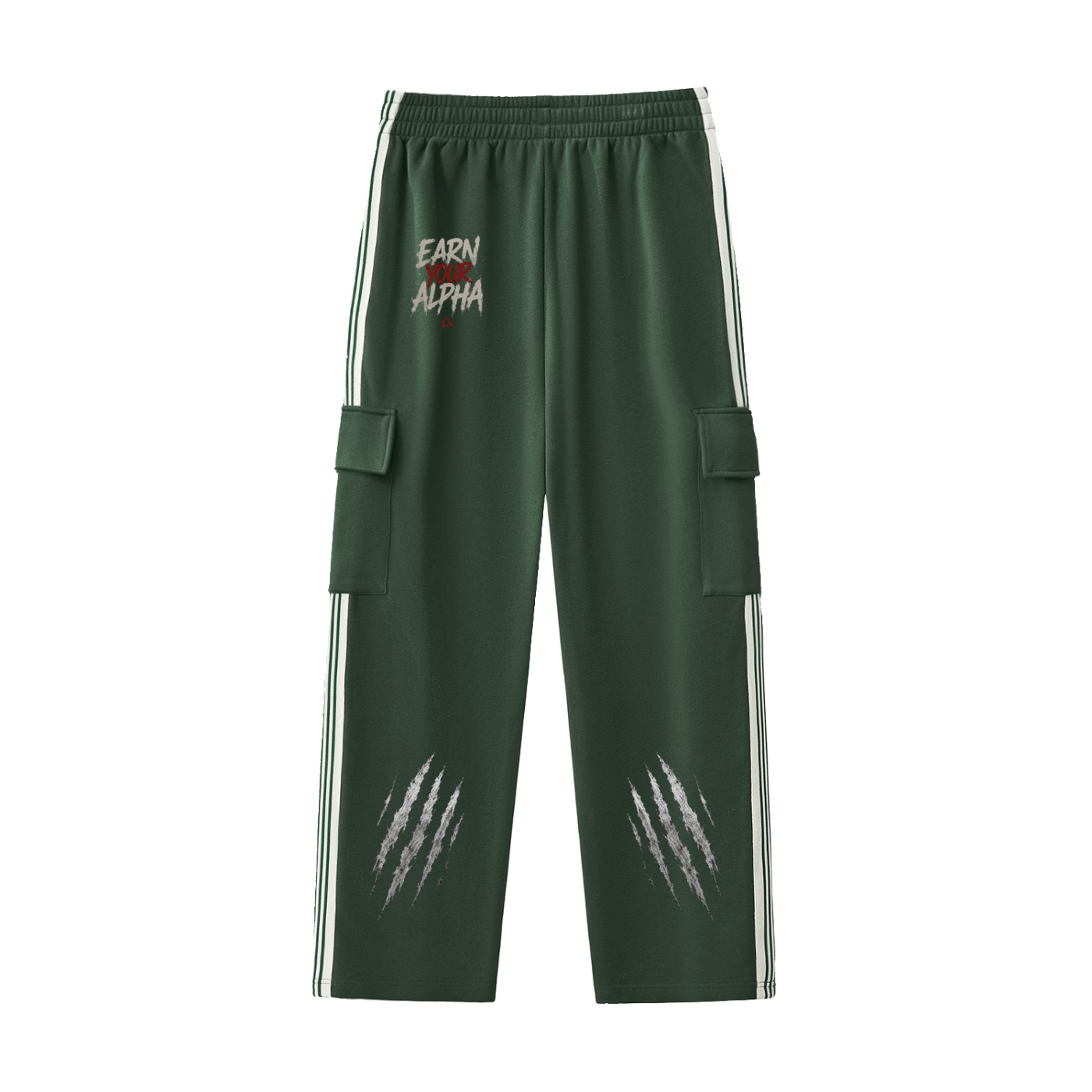 Side Stripe Straight-Leg Pants
