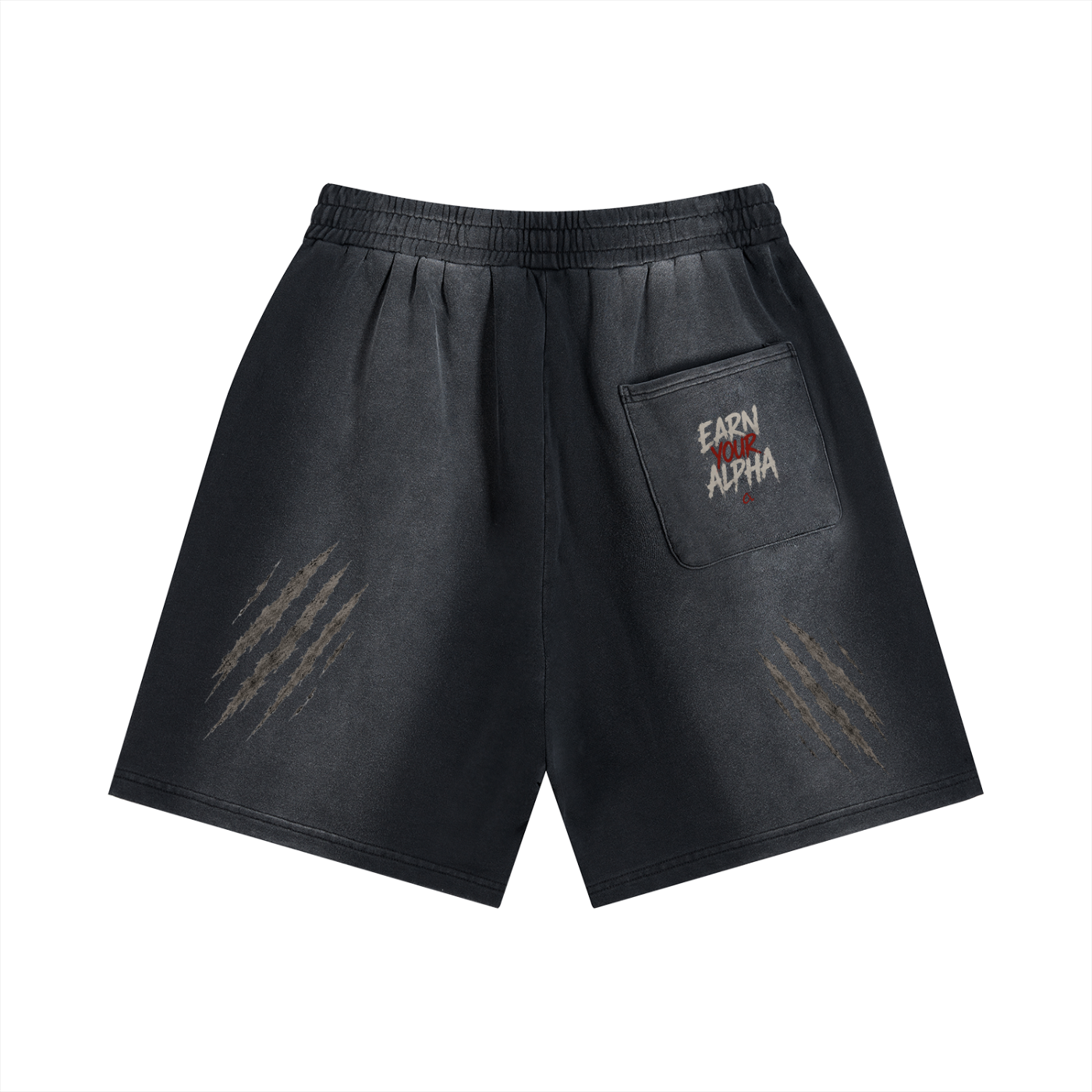 Sun Fade Distressed Shorts