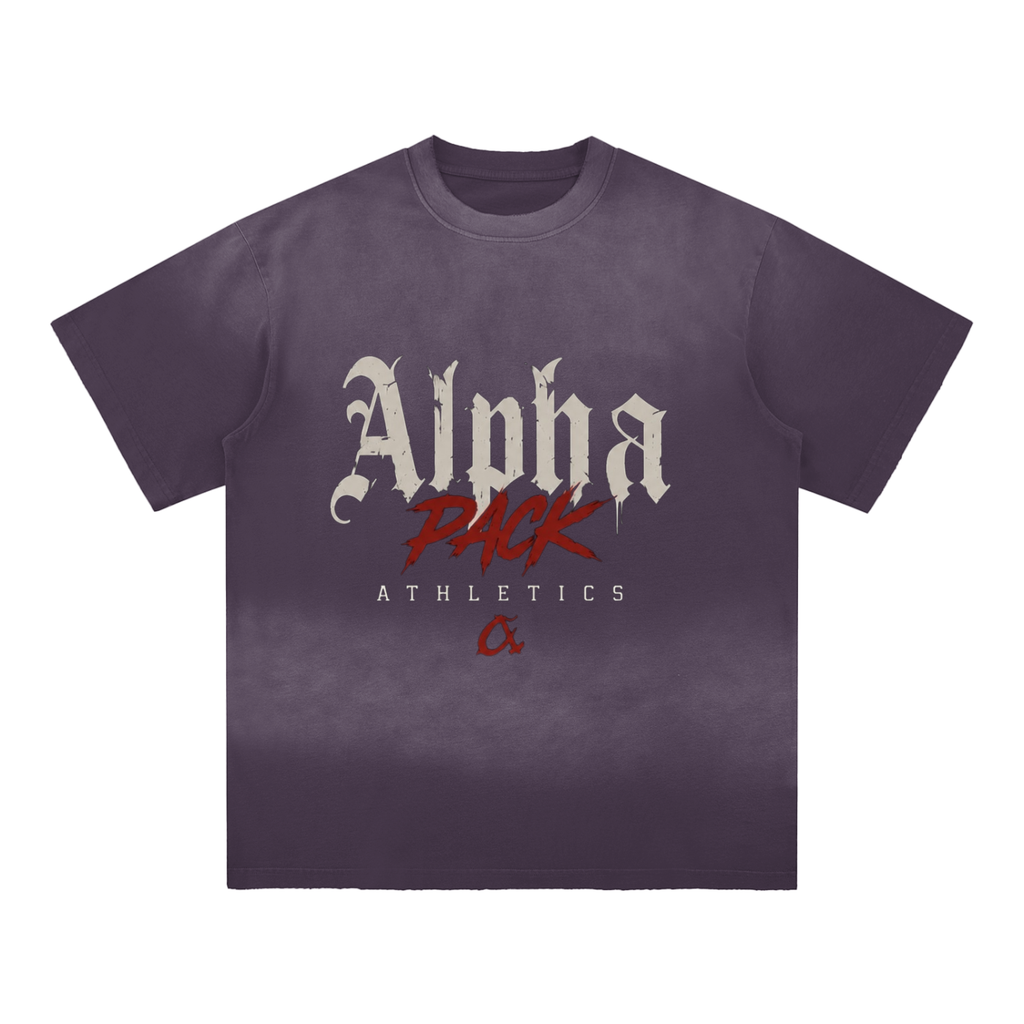 Sun Fade Hand-Frayed Cotton T-Shirt