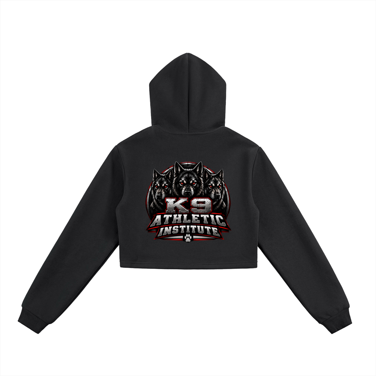 Essential Cropped Zip-Up Hoodie