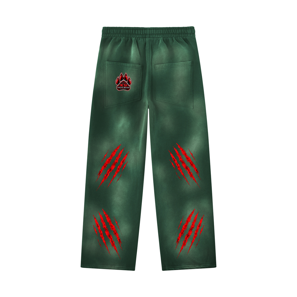 Unisex Sunfade Wide Leg Fleece Sweatpants
