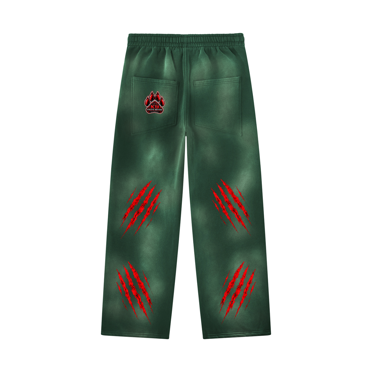 Unisex Sunfade Wide Leg Fleece Sweatpants