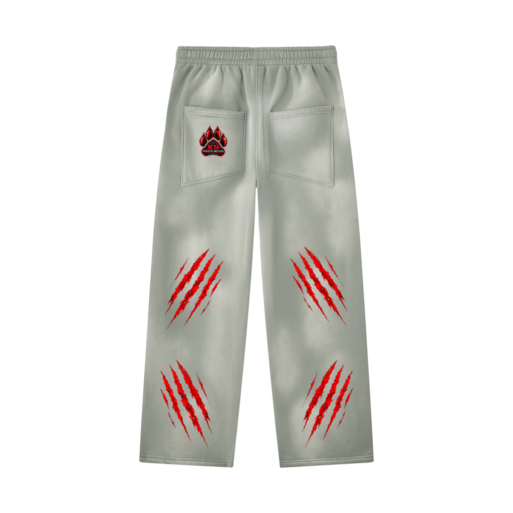 Unisex Sunfade Wide Leg Fleece Sweatpants