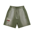 Sun Fade Distressed Shorts