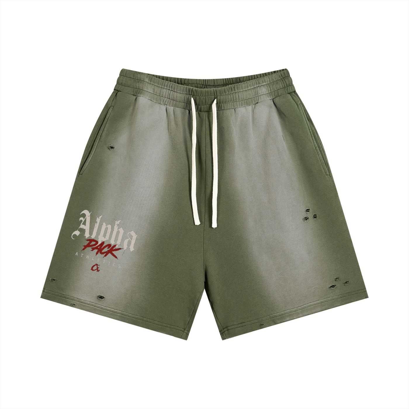 Sun Fade Distressed Shorts
