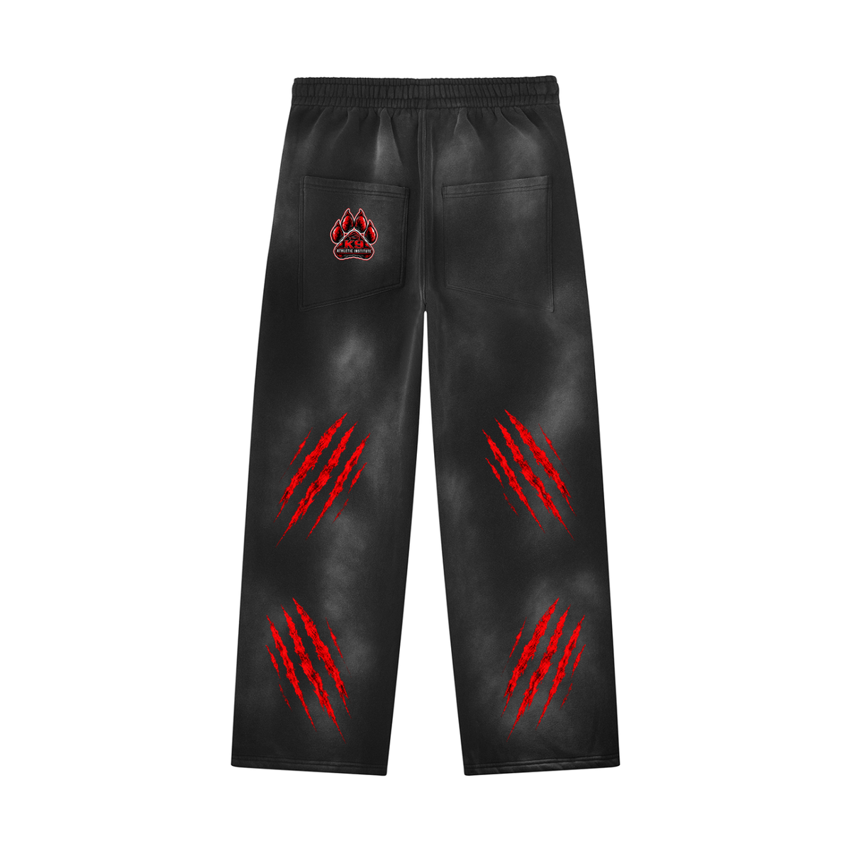 Unisex Sunfade Wide Leg Fleece Sweatpants