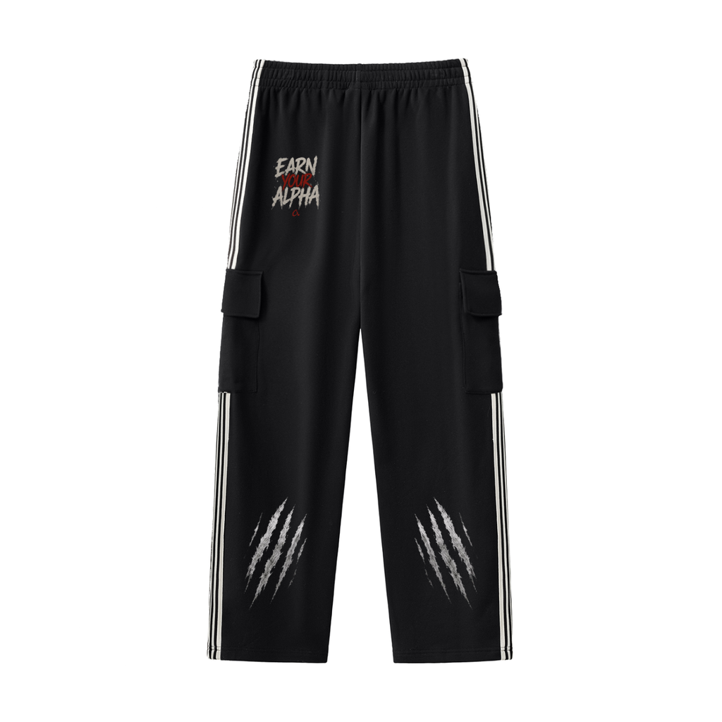 Side Stripe Straight-Leg Pants
