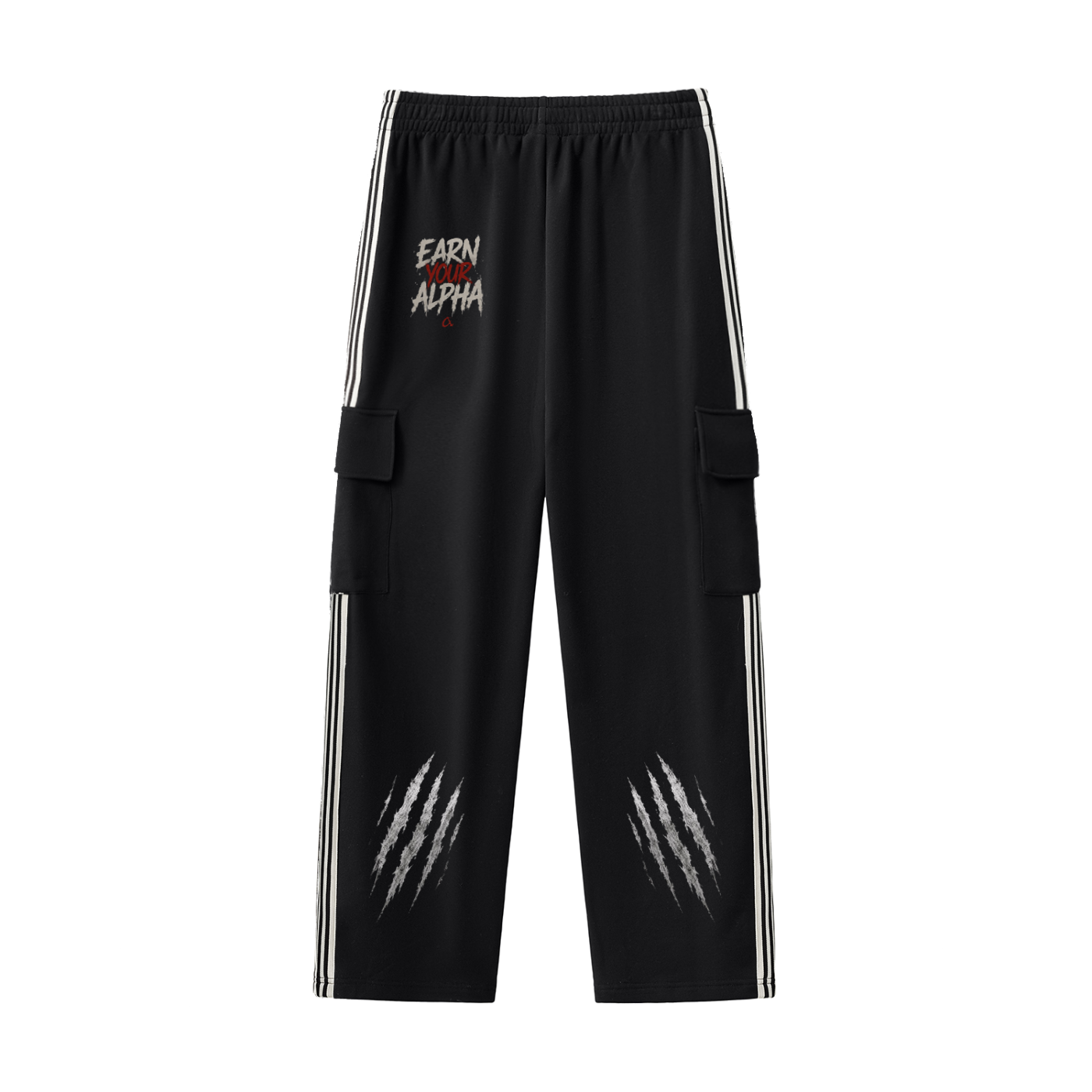 Side Stripe Straight-Leg Pants
