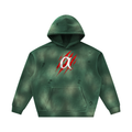 Unisex Sunfade Frayed Fleece Hoodie