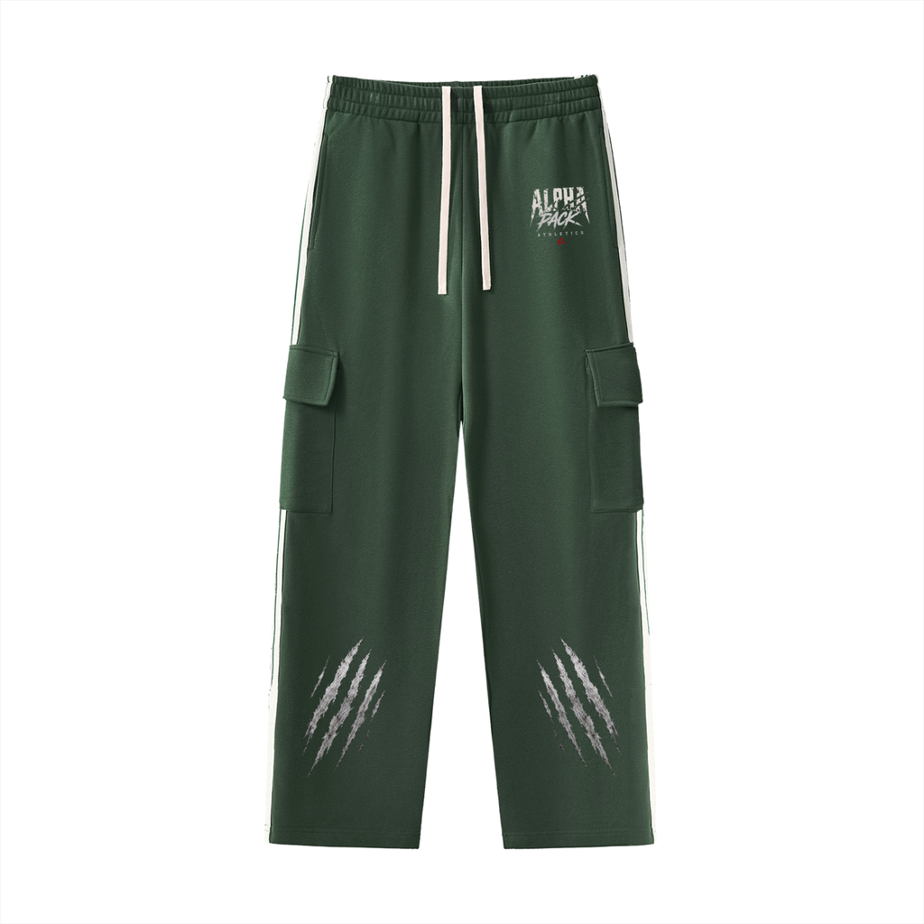 Side Stripe Straight-Leg Pants
