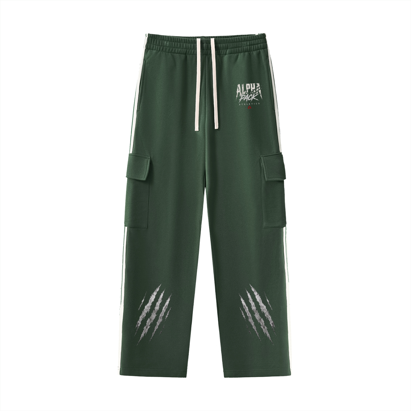 Side Stripe Straight-Leg Pants