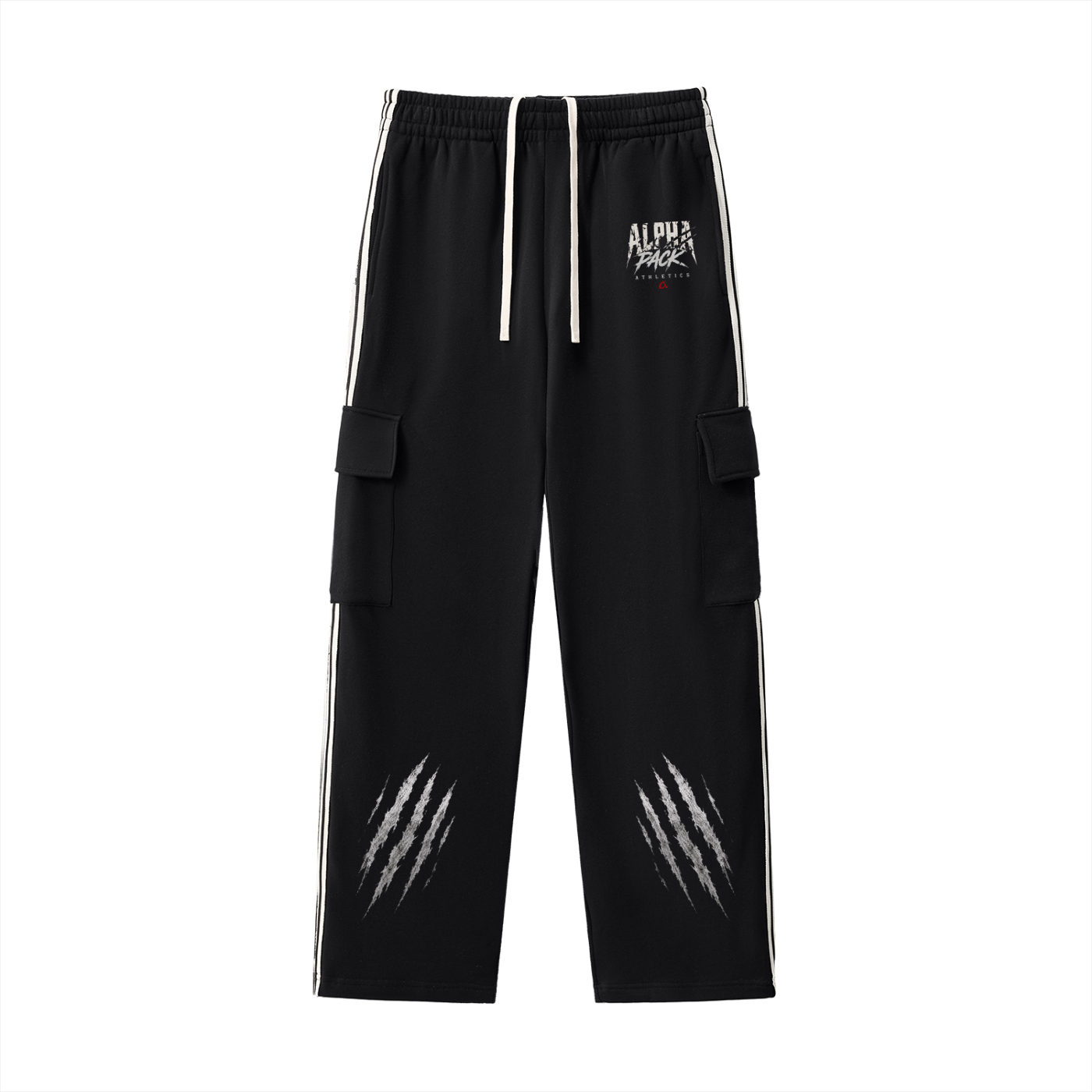Side Stripe Straight-Leg Pants