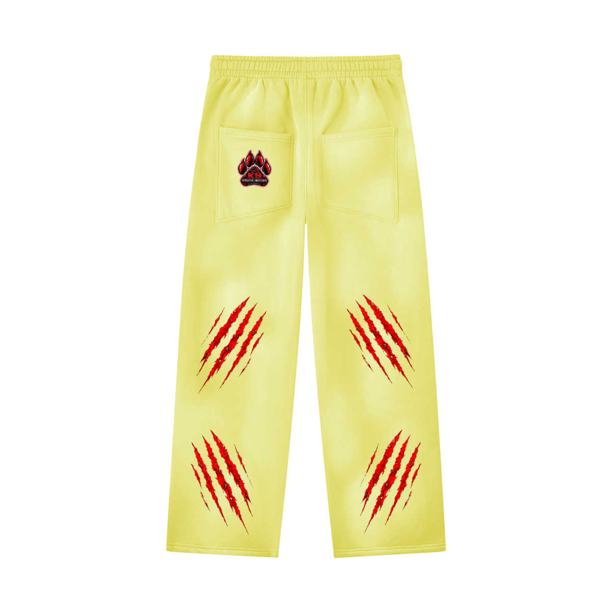 Unisex Sunfade Wide Leg Fleece Sweatpants