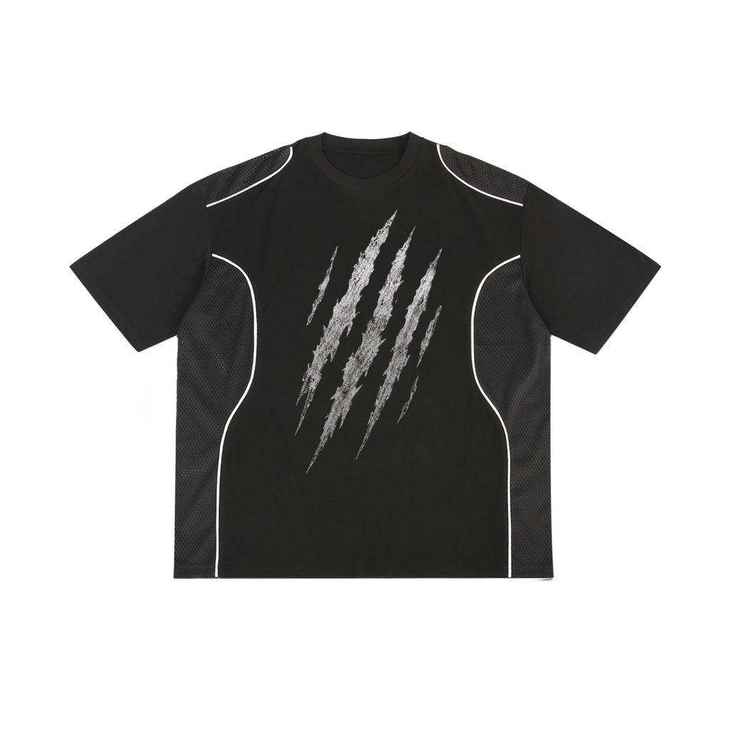 Contrast Piped Panel T-Shirt