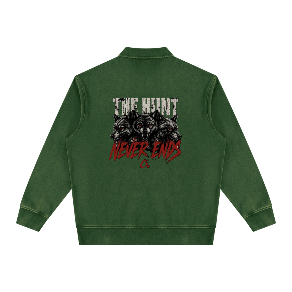 Unisex Vintage Wash Quarter-Zip Sweatshirt