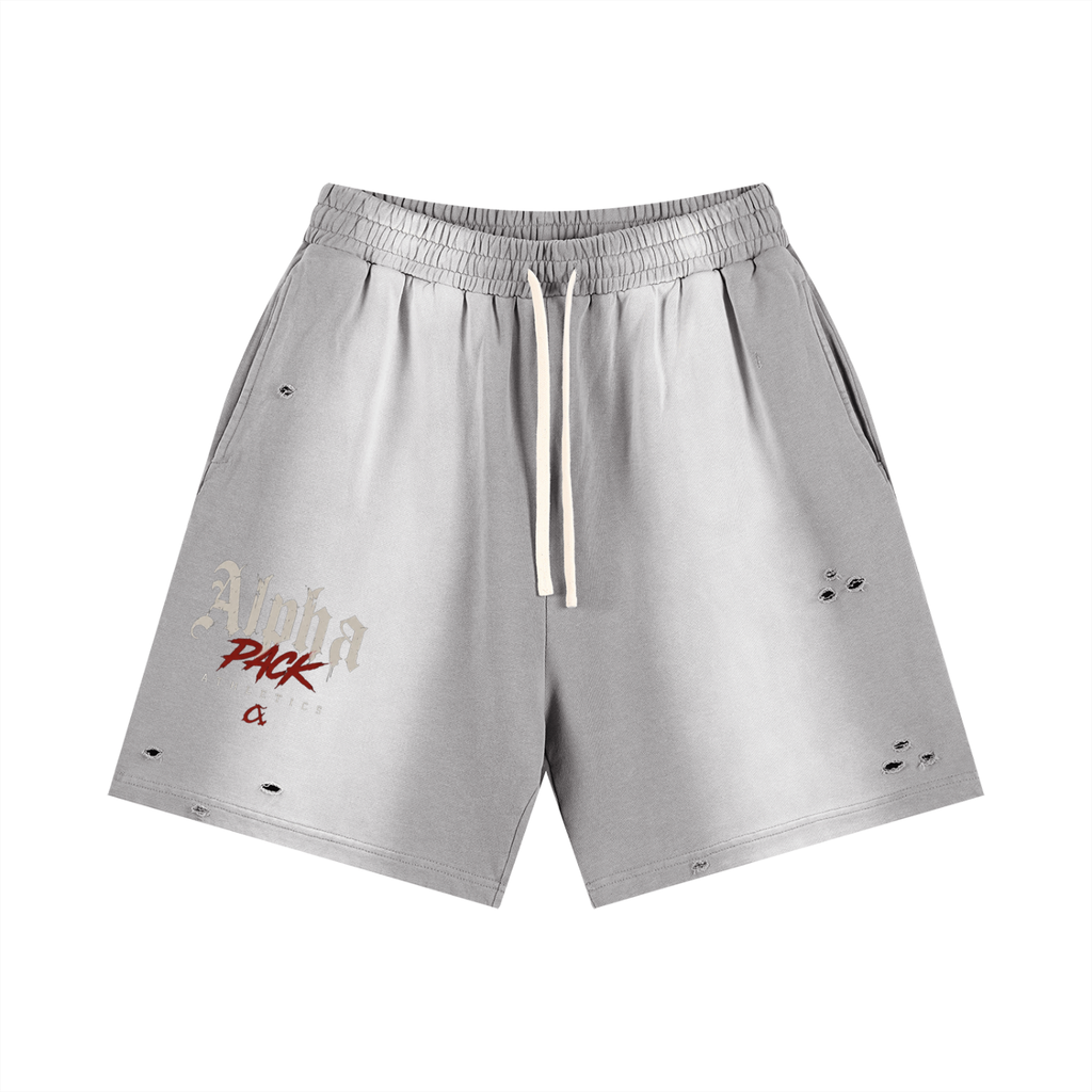 Sun Fade Distressed Shorts