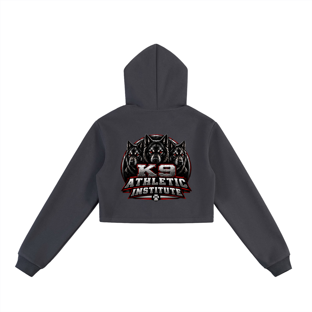 Essential Cropped Zip-Up Hoodie