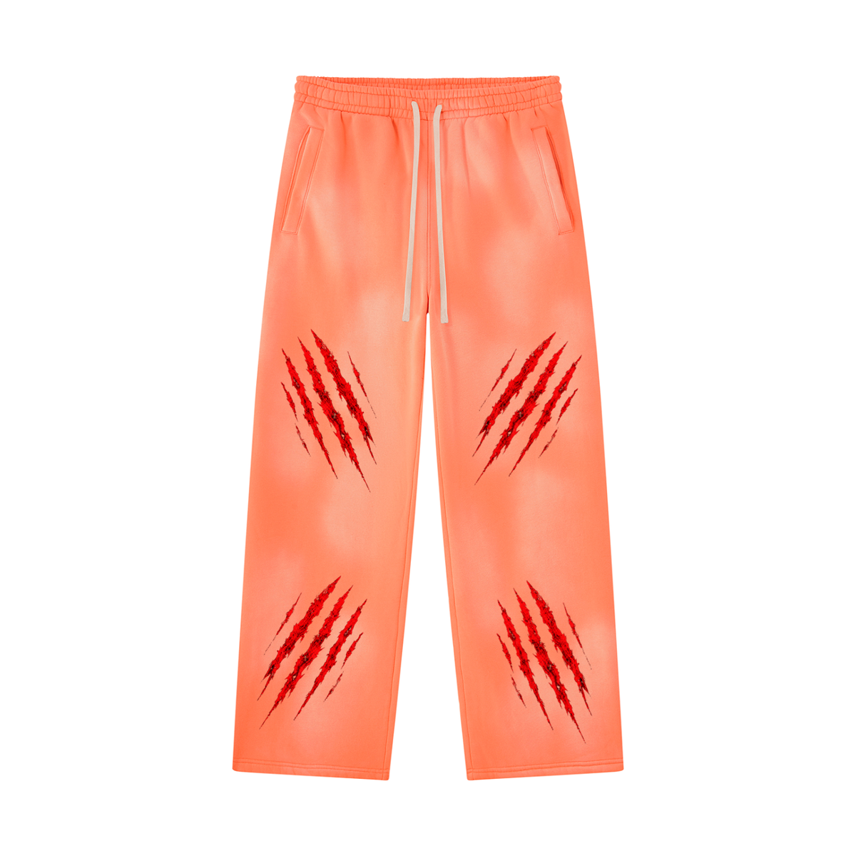 Unisex Sunfade Wide Leg Fleece Sweatpants