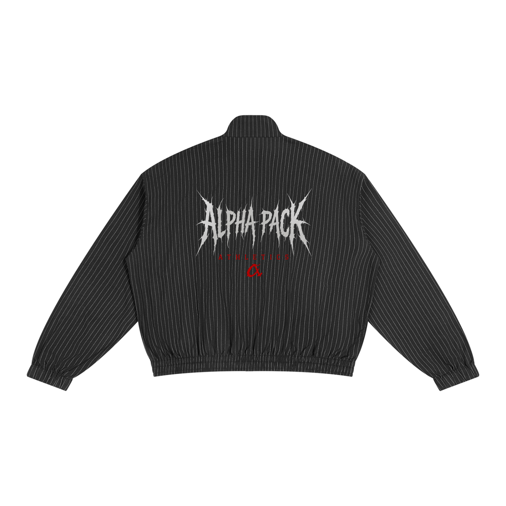 Unisex Striped Full-Zip Track Jacket