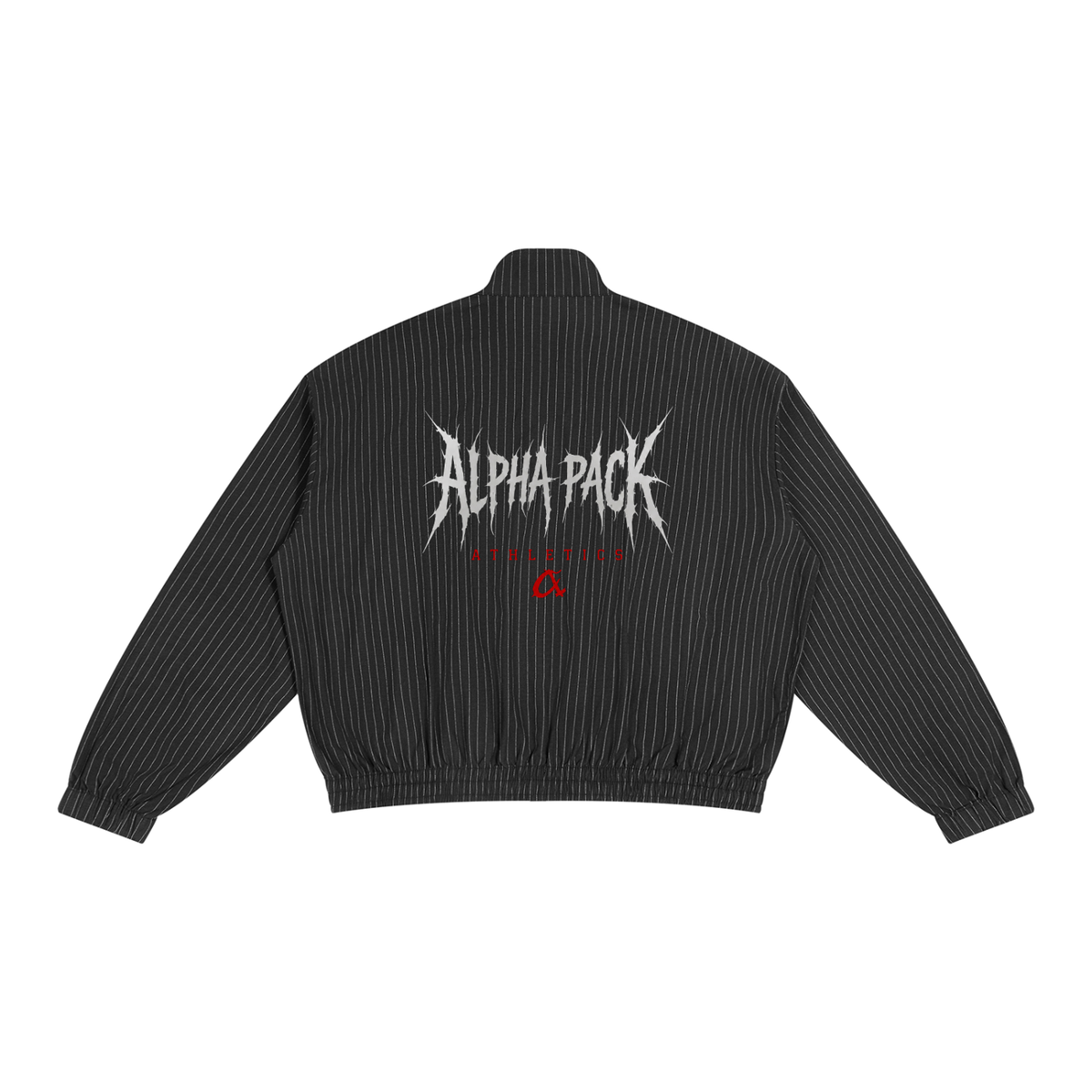 Unisex Striped Full-Zip Track Jacket