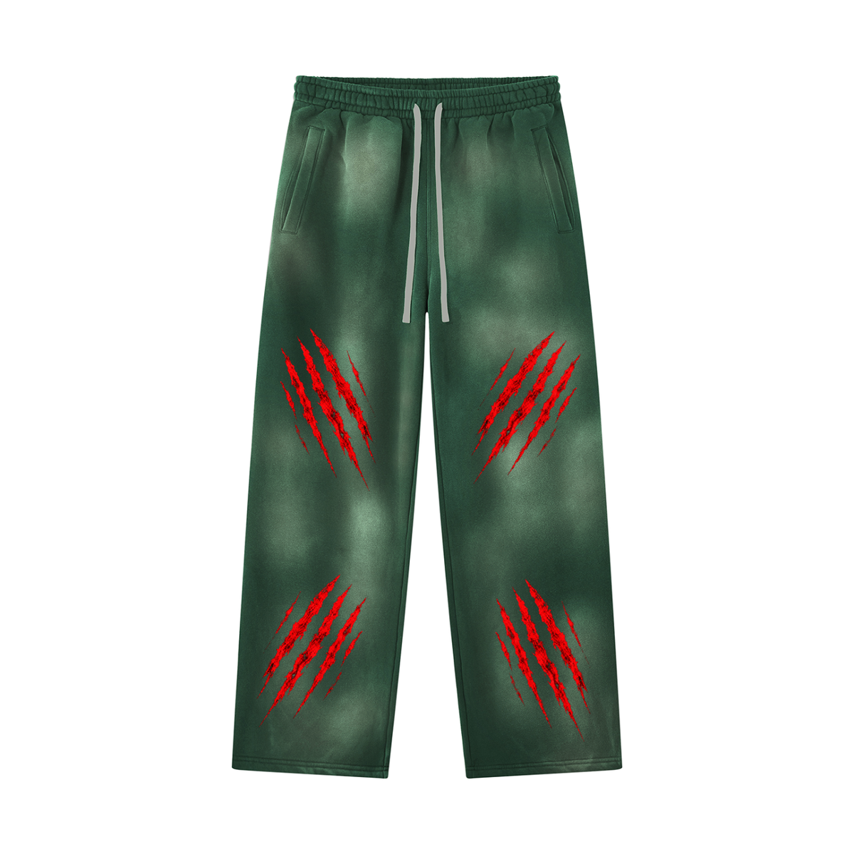 Unisex Sunfade Wide Leg Fleece Sweatpants