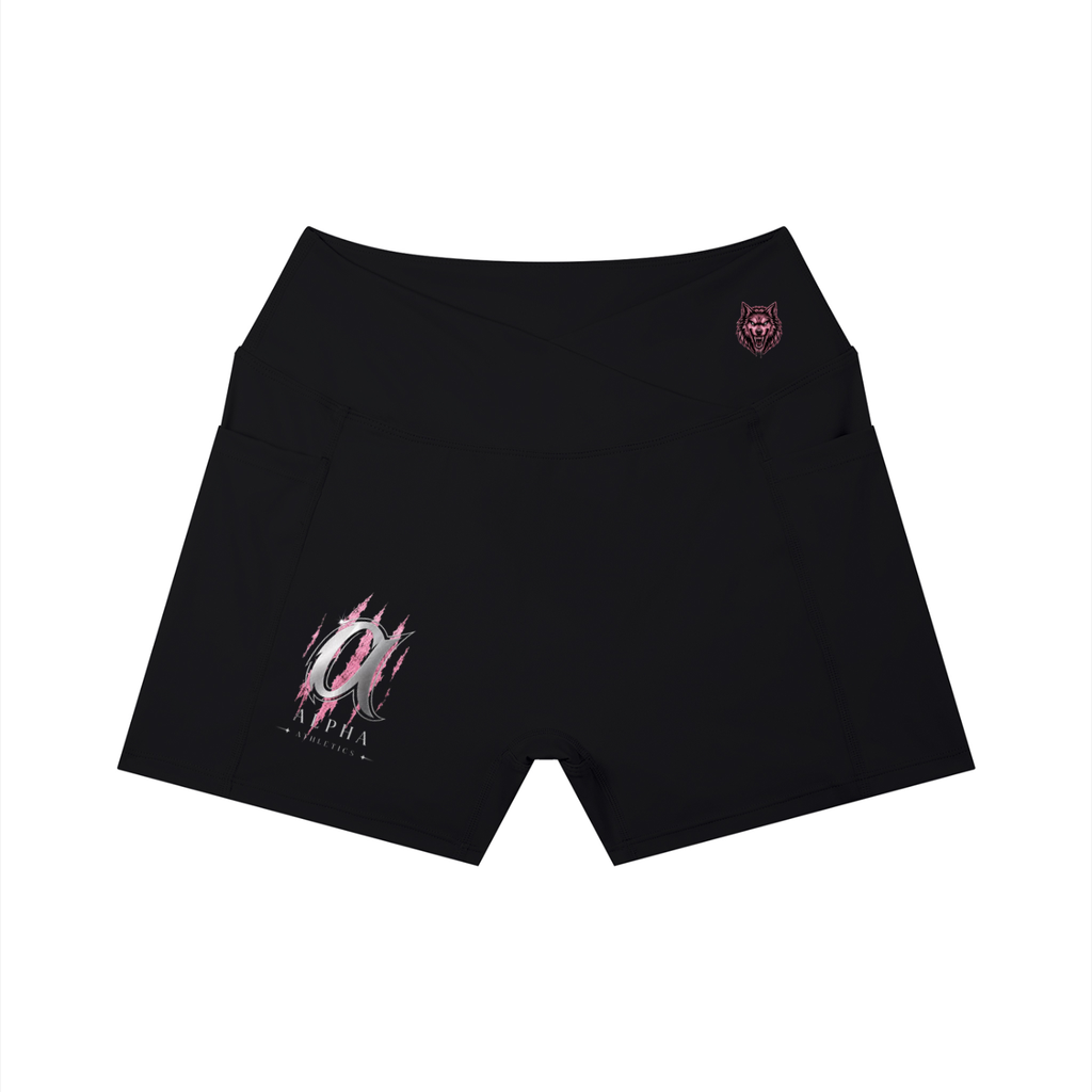 Women’s High Rise Pocket Alpha Yoga Shorts