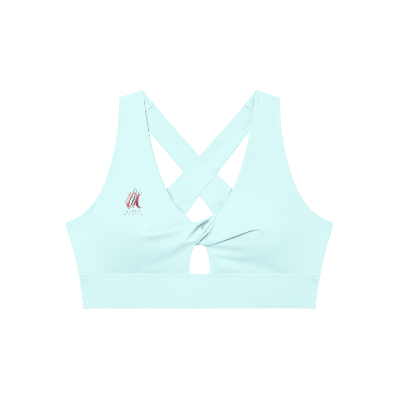 Women's Twist Front V-Neck Alpha Sports Bra