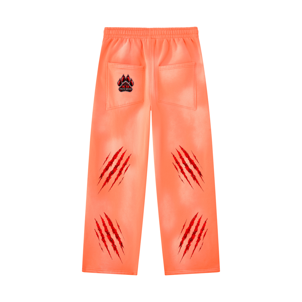 Unisex Sunfade Wide Leg Fleece Sweatpants