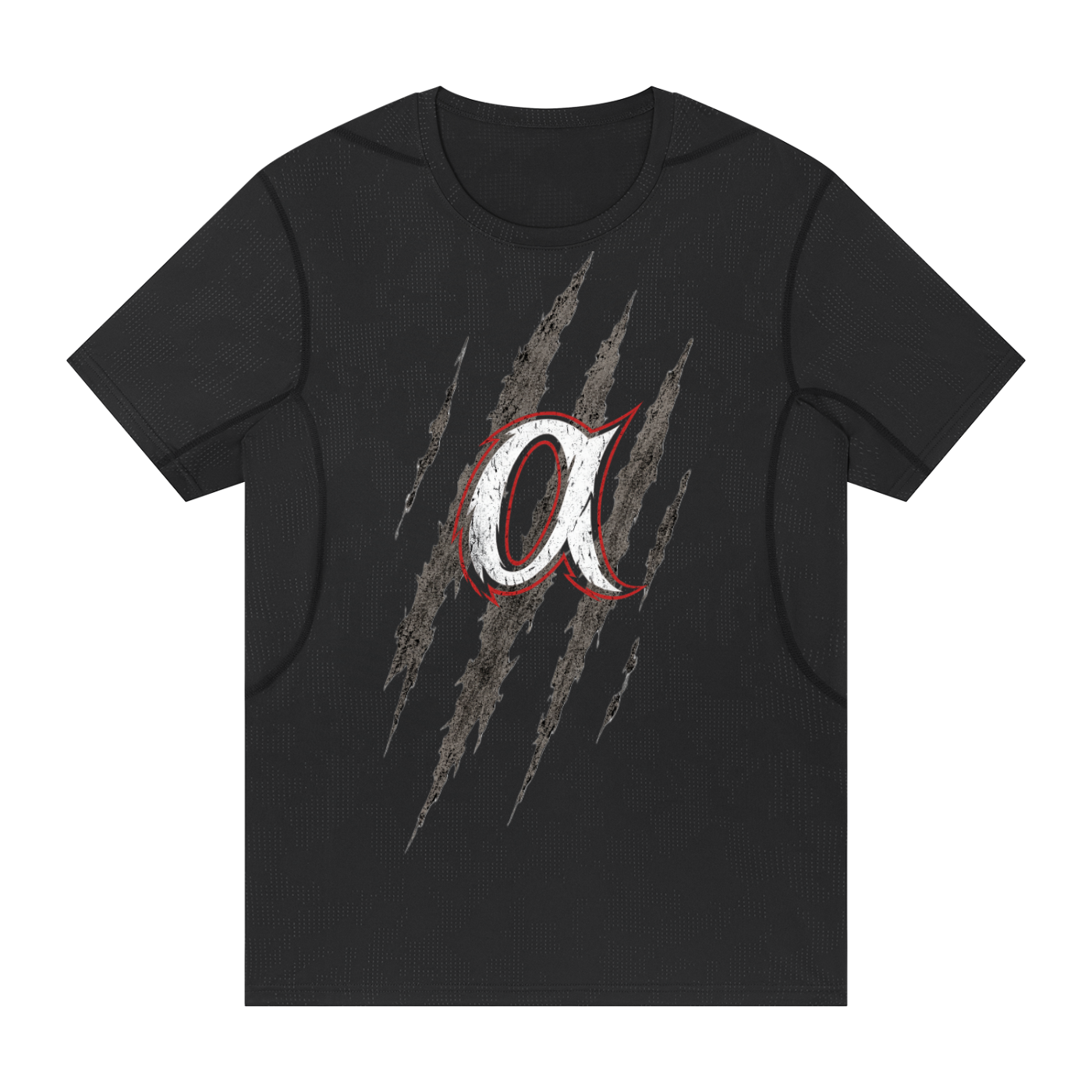 Men's Jacquard Slim Mesh Alpha T-Shirt
